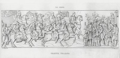 La Colonne Trajane - Italian School