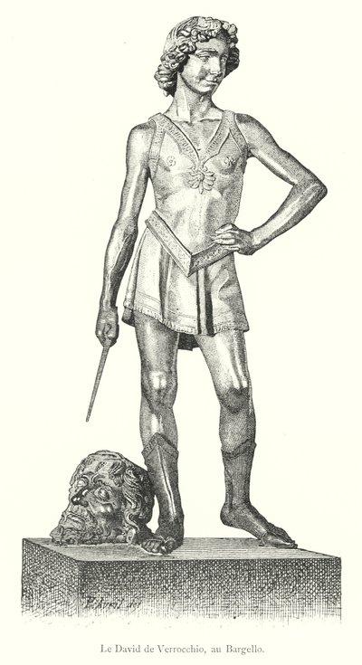 Le David de Verrocchio, au Bargello - Italian School