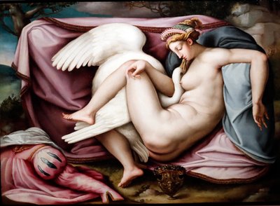 Léda et le cygne - Italian School