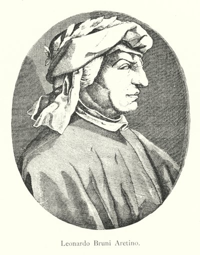 Leonardo Bruni Aretino (gravure) - Italian School