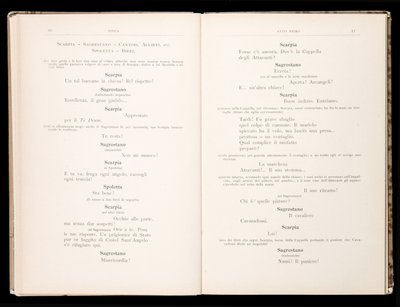 Libretto della Tosca par Giacomo Puccini, Edition Ricordi, Italie - Italian School
