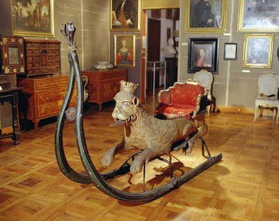 Traîneau Lion - Italian School