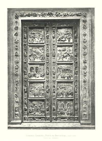 Lorenzo Ghiberti, Porte du Baptistere - Italian School