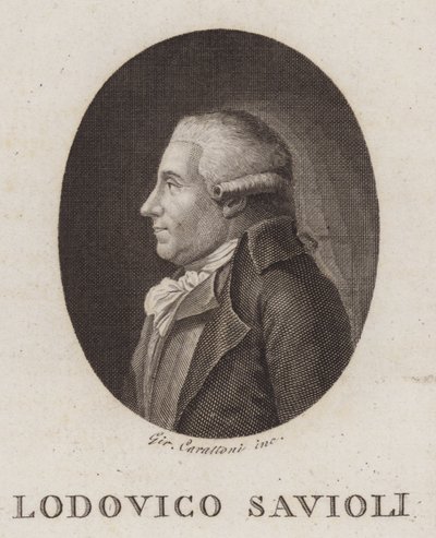 Ludovico Savioli, poète et historien italien - Italian School