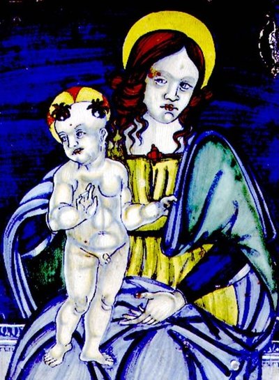 Madone et Enfant - Italian School