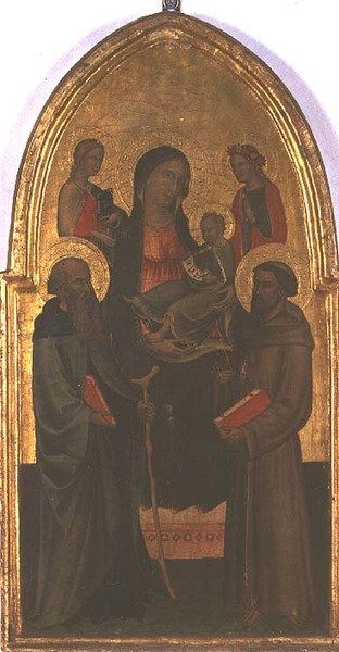 Madone et Enfant avec des Saints - Italian School