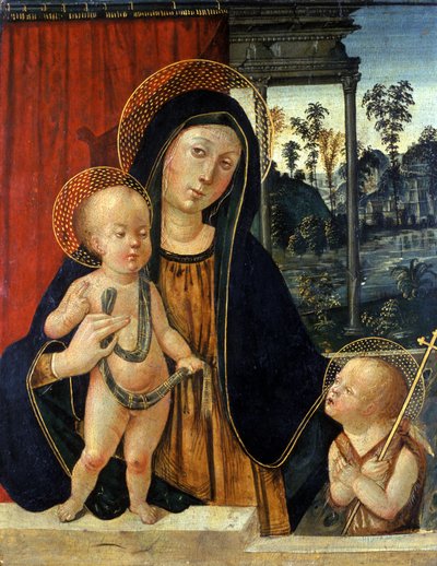 Madonna et Enfant avec un jeune Jean le Baptiste, c.1500 - Italian School