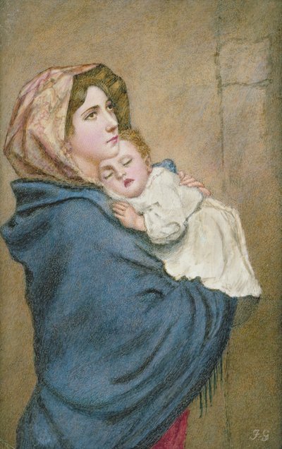 Madone des pauvres - Italian School