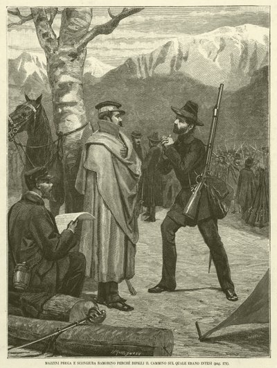 Mazzini Prie et Conjure Ramorino de Reprendre le Chemin Sur Lequel Ils S