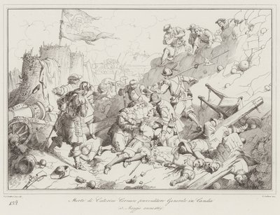Mort de Caterino Cornaro, provéditeur général en Candie - Italian School