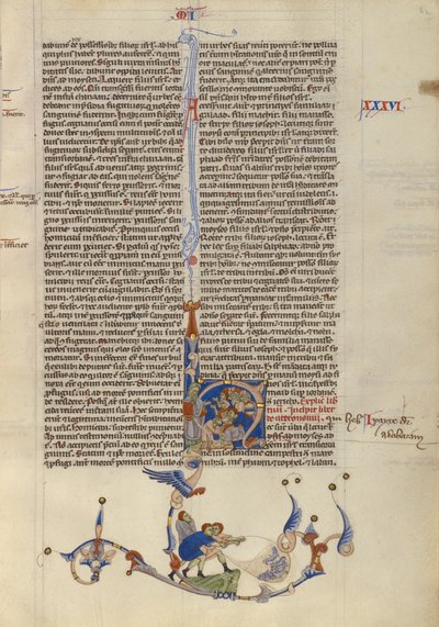 Moïse frappant le rocher pour les Israélites, vers 1250-1262 - Italian School