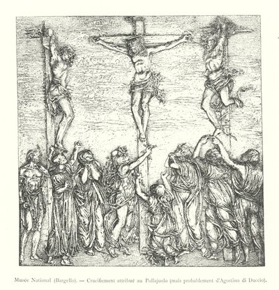 Musée National, Bargello, Crucifiement attribué au Pollajuolo, mais probablement d