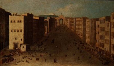 Scène de Rue Napolitaine - Italian School