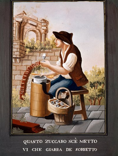 Petits métiers napolitains : le vendeur de sorbets - Italian School