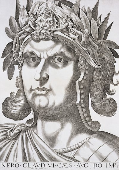 Néron César (37-68 ap. J.-C.), 1596 - Italian School