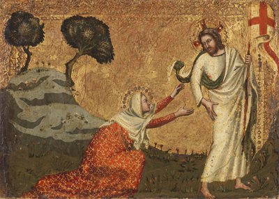 Noli me tangere, 1350-75 - Italian School