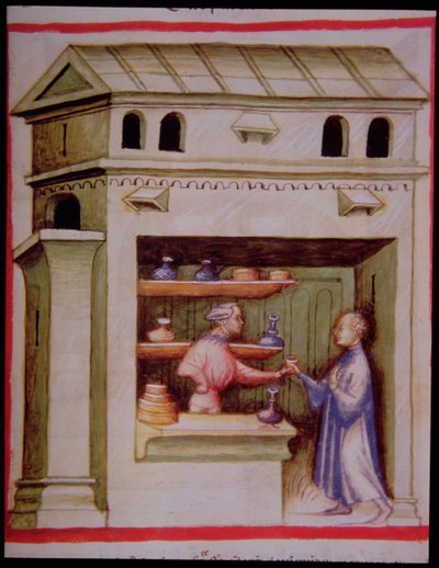 Sirop de vinaigre, de Tacuinum Sanitatis - Italian School