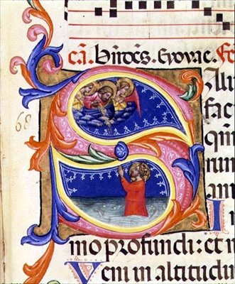 Initiale historiée 