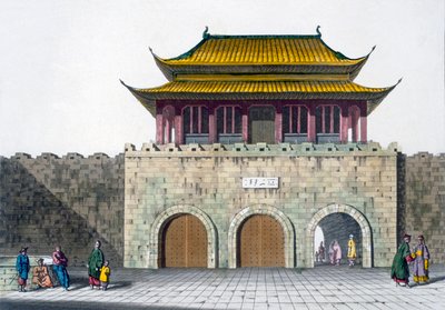 Tours de pagode de Nankin, vers 1820-1830 - Italian School