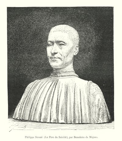 Philippe Strozzi, Le Père du Suicide, par Benedetto da Majano - Italian School