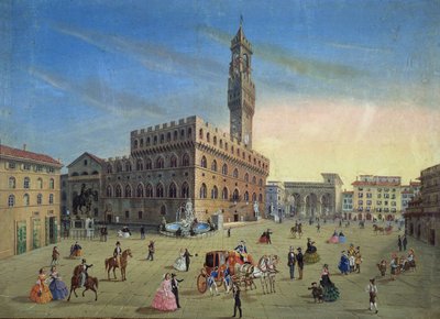 Piazza Signoria, Florence - Italian School