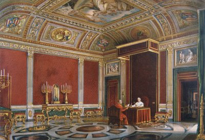 Pie IX dans la salle d