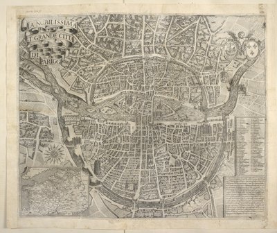 Plan de Paris - Italian School