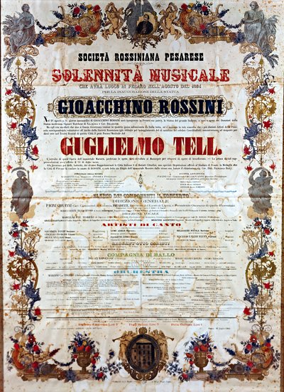 Affiche pour Guillaume Tell, l