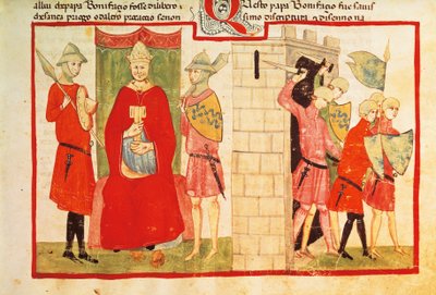 Le pape Boniface VIII à Anagni et l