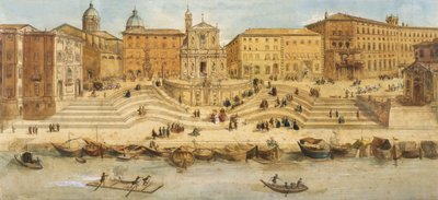 Porto di Ripetta - Italian School