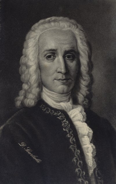 Portrait de Domenico Scarlatti - Italian School