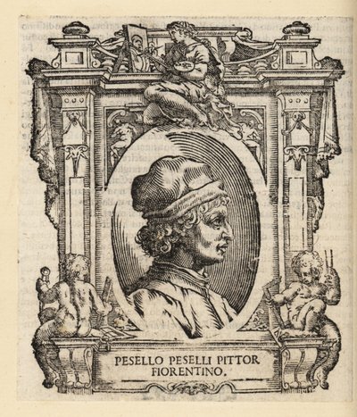 Portrait de Francesco Pesellino, peintre italien de Florence - Italian School