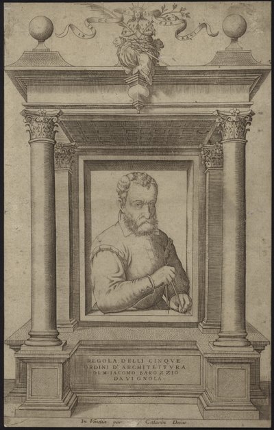 Portrait de Giacomo Barozzi da Vignola - Italian School
