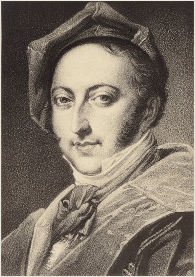 Portrait de Gioachino Rossini - Italian School