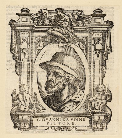 Portrait de Giovanni Nanni, peintre et architecte italien né à Udine - Italian School