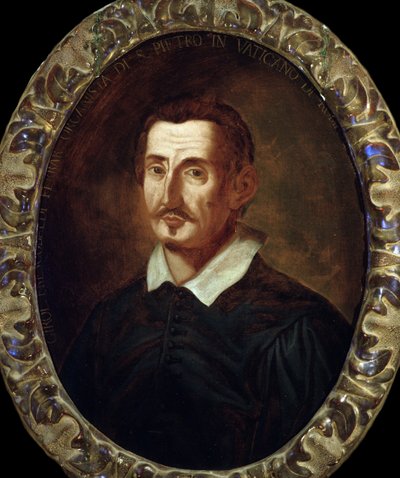 Portrait de Girolamo Frescobaldi (1583-1643) compositeur italien - Italian School