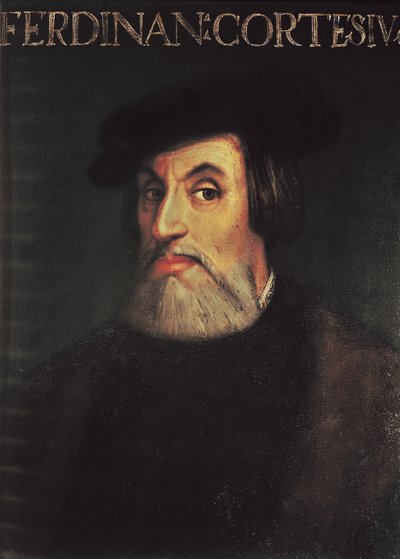 Portrait de Hernando Cortes (1485-1547) - Italian School