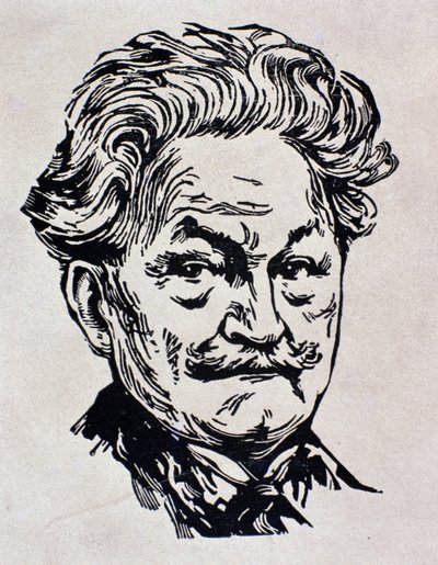 Portrait de Leos Janacek, illustration de son autobiographie 