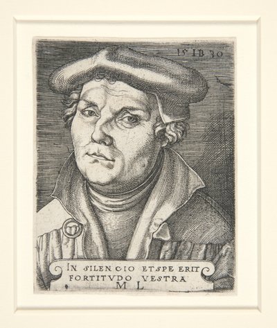 Portrait de Martin Luther - Italian School