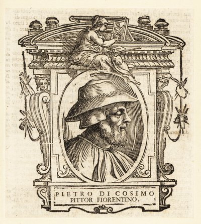 Portrait de Piero di Cosimo également connu sous le nom de Piero di Lorenzo, peintre italien de la Renaissance de Florence - Italian School