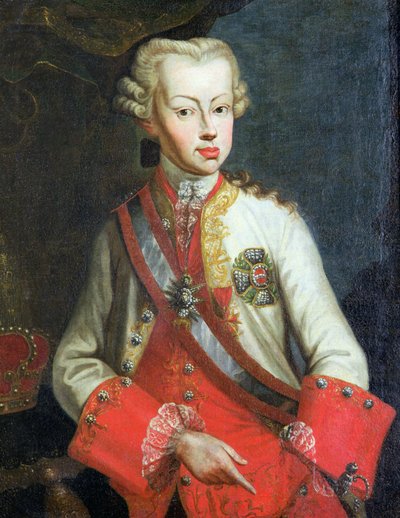 Portrait de Pietro Leopoldo di Lorena, vers 1750 - Italian School