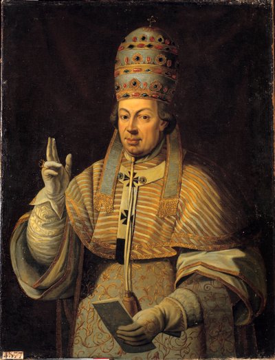 Portrait du Pape Pie VI - Italian School