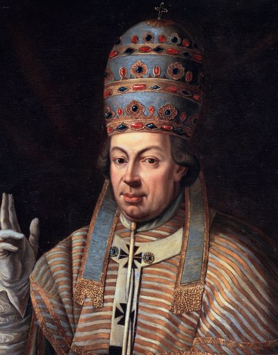 Portrait du pape Pie VI (détail) - Italian School