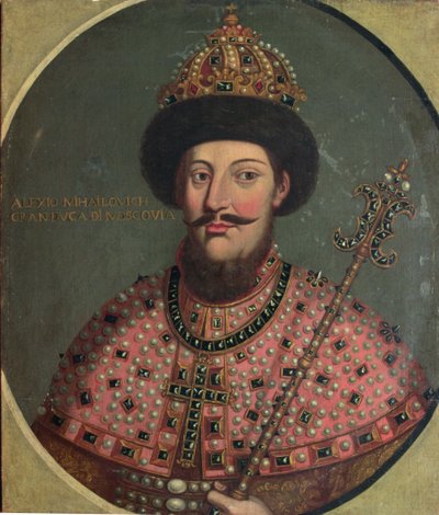 Portrait du Tsar Alexis Mikhaïlovitch (1629-76) - Italian School