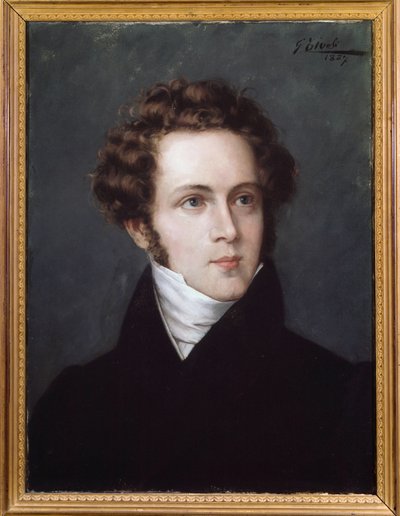 Portrait de Vincenzo Bellini (1801-1835) compositeur italien - Italian School