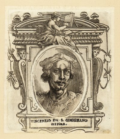 Portrait de Vincenzo Tamagni, peintre italien de la Renaissance - Italian School