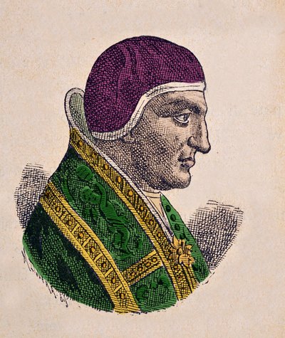 Portrait du Pape Agapet II (946-955) - Italian School