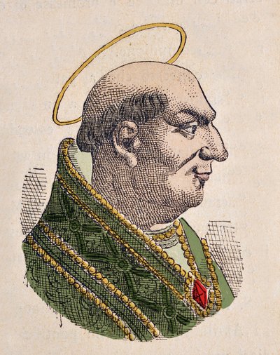 Portrait du pape Agapet Ier - Italian School