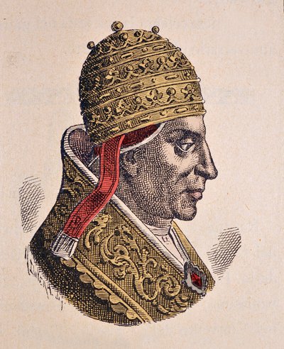 Portrait du pape Alexandre II (Alexander ou Alessandro) (1061-1073) - Italian School