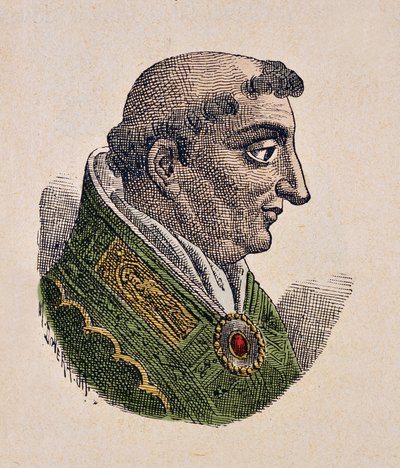 Portrait du Pape Benoît IV (benedetto, Benedict ou Benedictus) (900-903) - Italian School